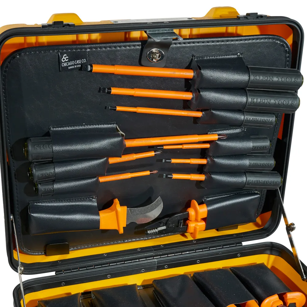 Kit de herramientas de uso general con aislamiento de 1000 V, 22 piezas